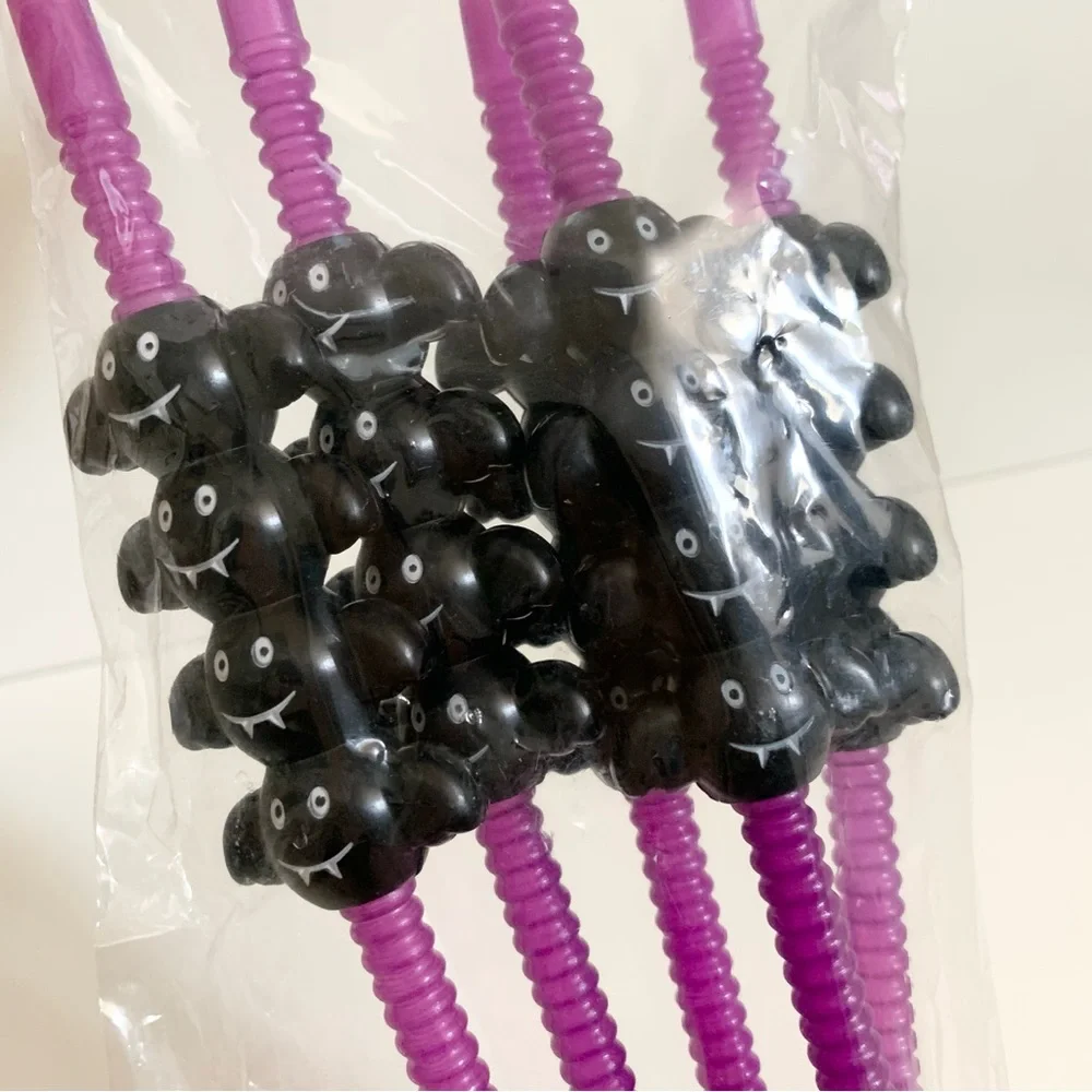 Vintage Bat jumbo straws